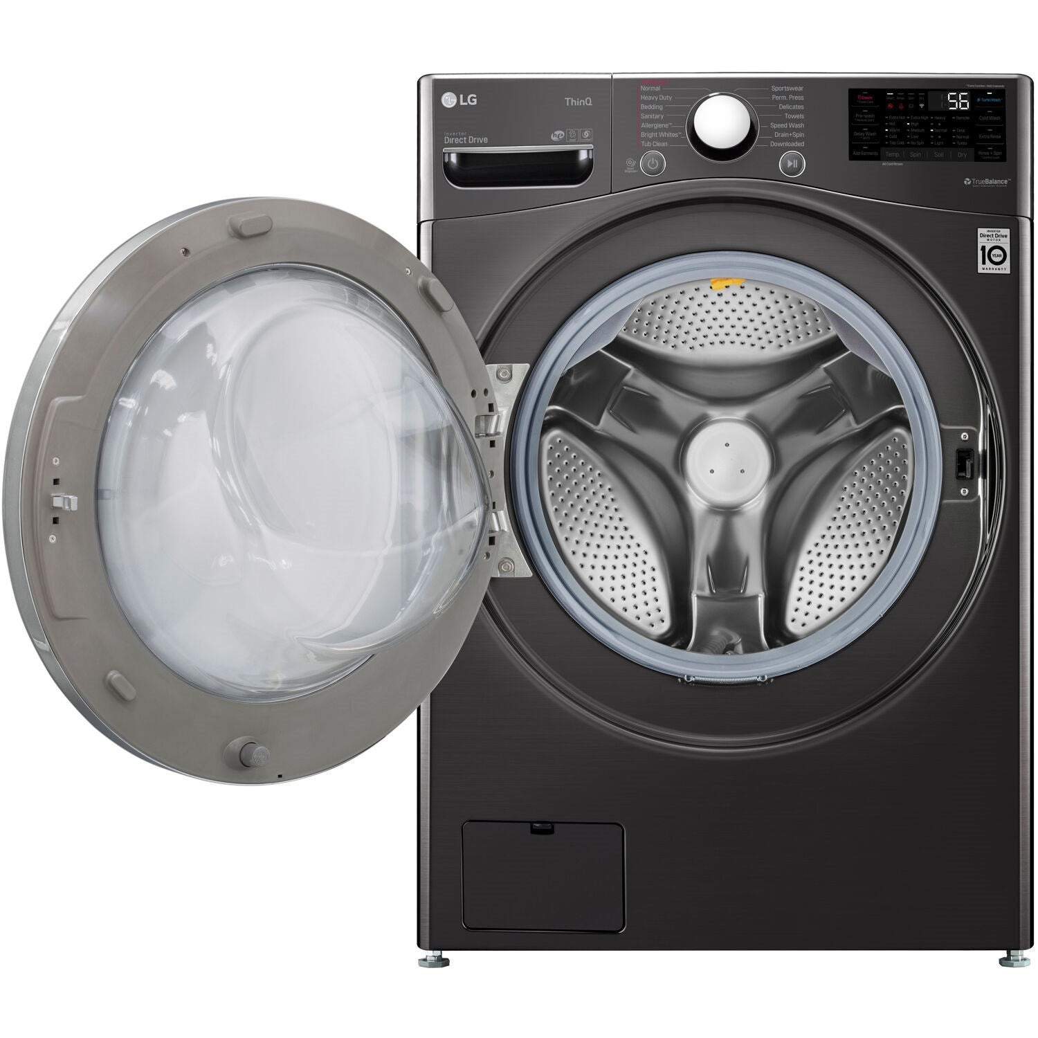 LG - 4.5 CF / 27 inch Compact All-In-One Washer/Dryer, Ventless