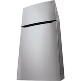 LG - 20 CF Top Mount, 30 inch Wide, Pocket Handles, Ice Maker