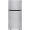 LG - 20 CF Top Mount, 30 inch Wide, Pocket Handles, Ice Maker