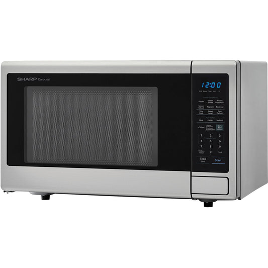Sharp - 1.8 CF Countertop Microwave, 1100W | SMC1842CS