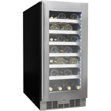 Danby - Silhouette 28 Bottle Integrated Wine Cooler, 15 inch Wide Chassis | SPRWC031D1SS