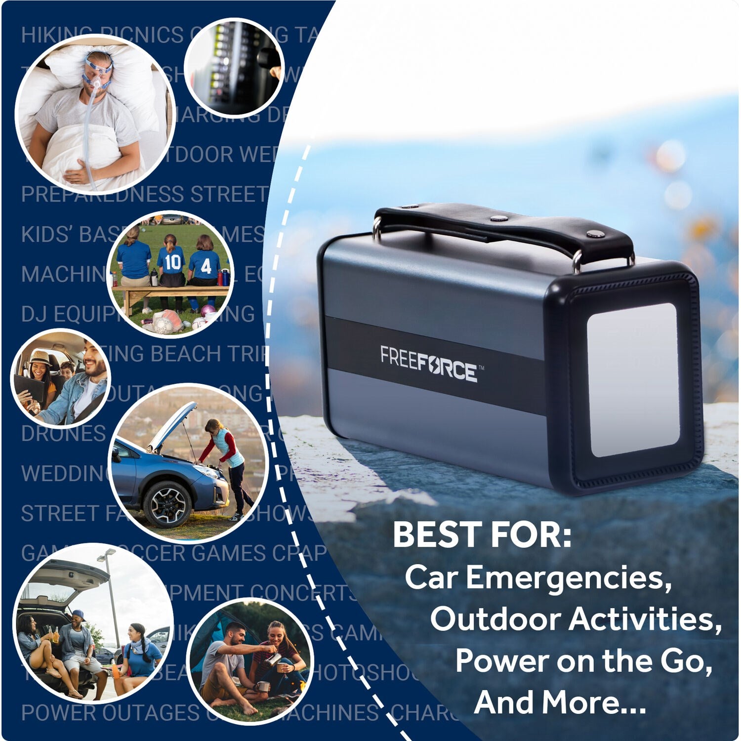 FreeForce - FreeForce 440wh Portable Power Station | FUL0440C