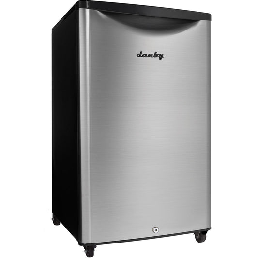 Danby - 4.4 CuFt. Contemporary Classic Outdoor Compact Refrigerator | DAR044A6BSLDBO