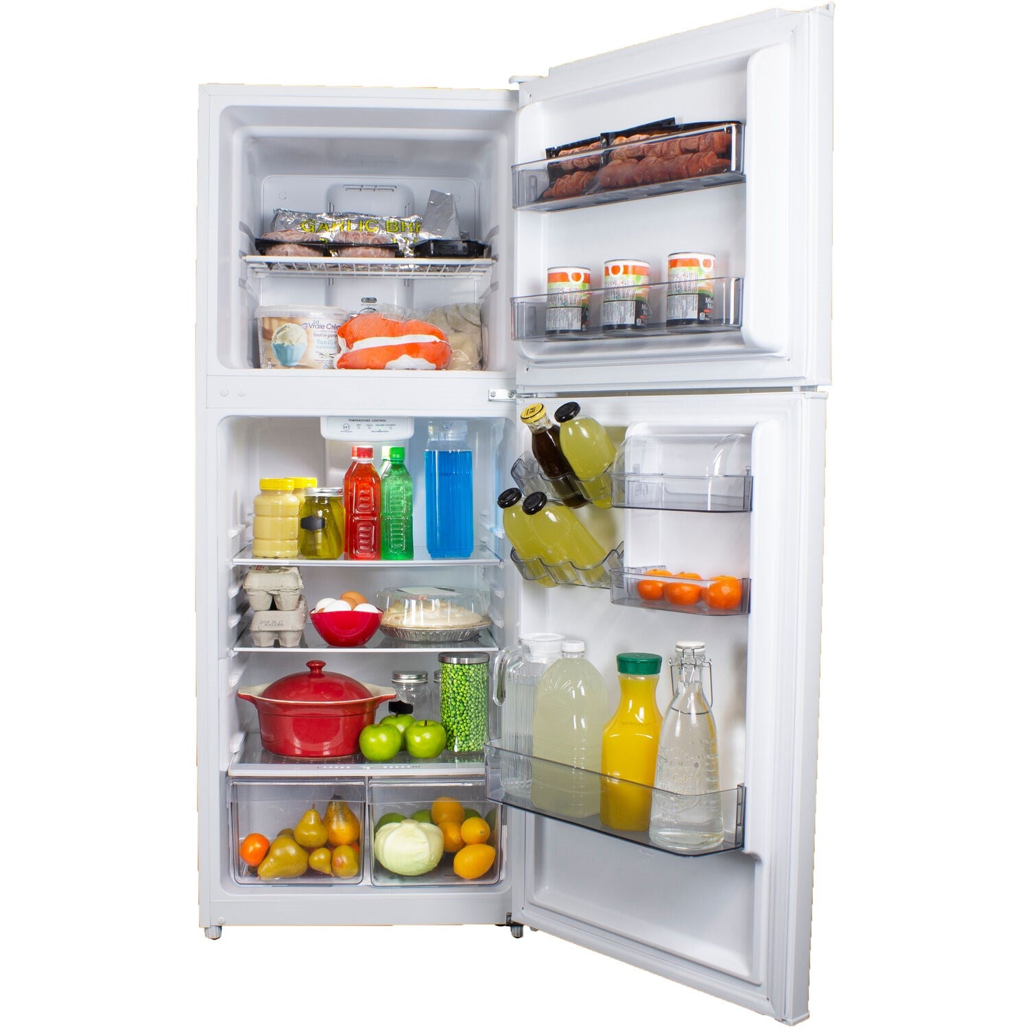 Danby - 10.1 CuFt. Refrigerator, Glass Shelves, Crisper, Frost Free, ESTAR