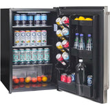 Danby - 4.4 CuFt. Outdoor Compact Refrigerator, Tall Bottle Storage, Door Lock | DAR044A1SSO-6
