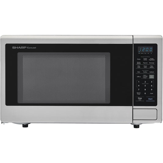 Sharp - 2.2 CF Countertop Microwave, 1200W | SMC2242DS
