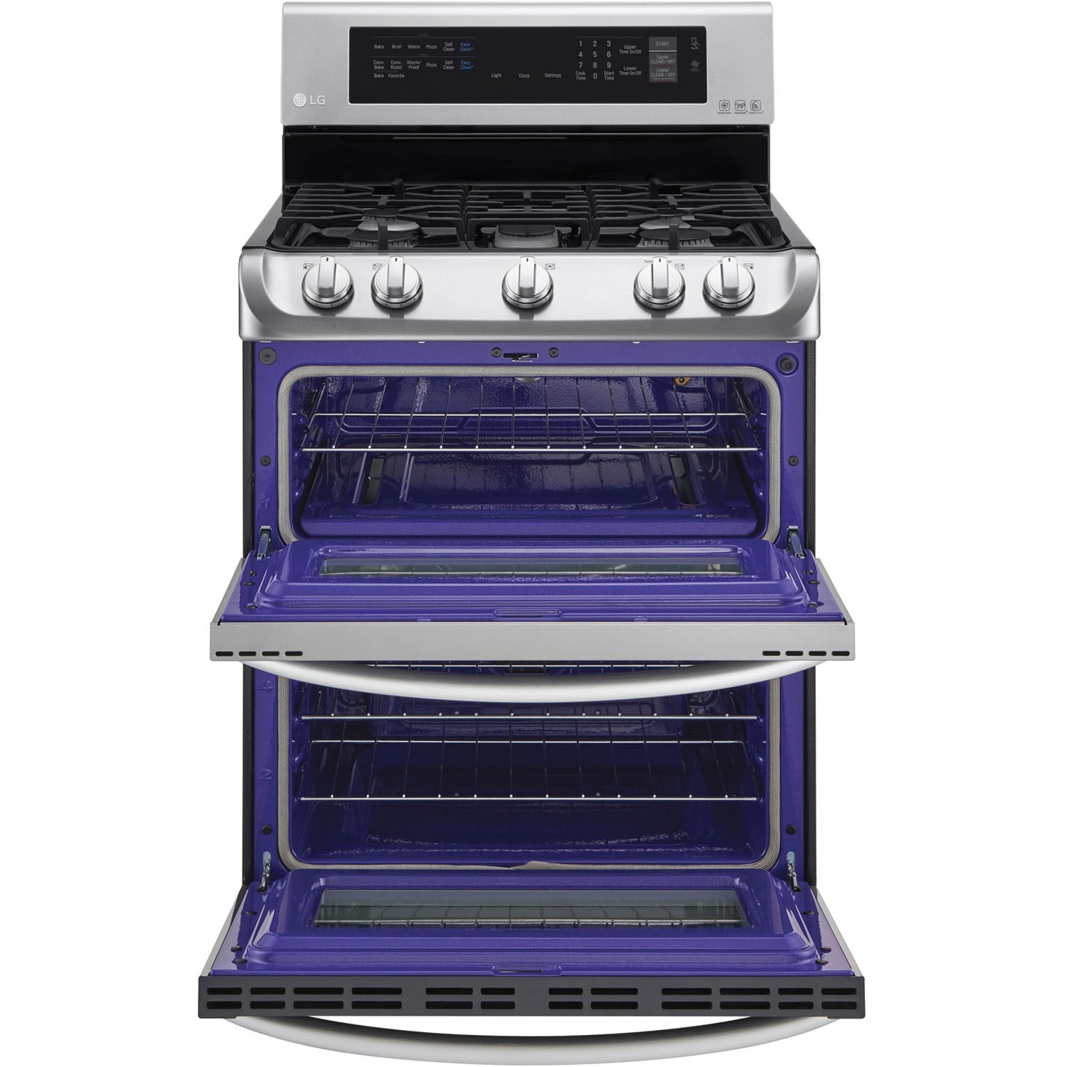 LG - 6.9 CF / 30 inch Double Gas Range, ProBake Convection