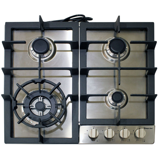 Magic Chef - 24 inch Built In Gas Cooktop | MCSCTG24S