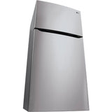 LG - 20 CF Top Mount, 30 inch Wide, Pocket Handles, Ice Maker