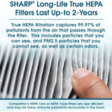 Sharp - Air Purifier / Humidifier, True HEPA, Plasmacluster (Medium-Sized Rooms) | KC-850U