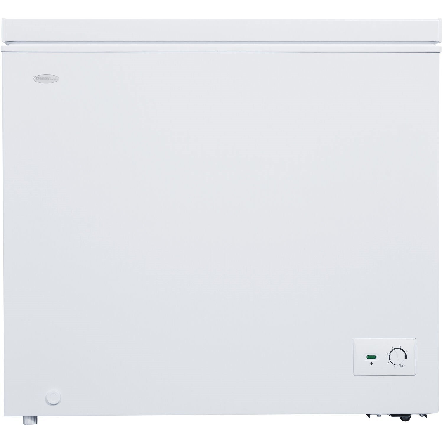 Danby - 8.7 cuft Chest Freezer, 1 Basket, Up Front Temperature Control | DCF087B1WM