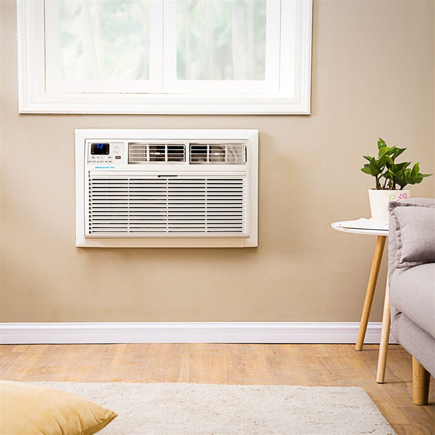 Emerson Quiet - 12000 BTU Heat/Cool TTW Air Conditioner with Wifi Controls, 230V | EATE12RSD2T