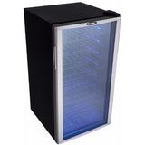 Danby - 35 Bottle Wine Cooler,Reversible Door,Tempered Glass Door,Worktop | DWC350BLP