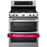 LG - 6.9 CF / 30 inch Double Gas Range, ProBake Convection