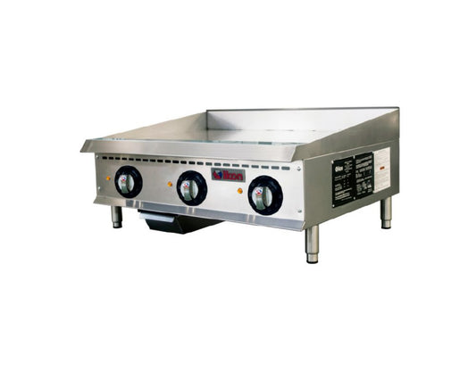 IKON COOKING - Commercial - 36" Electric 3 Element Thermostatic Control Griddle - 208V/240V  - ITG-36E