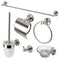 ALFI Brand - Brushed Nickel 6 Piece Matching Bathroom Accessory Set | AB9513-BN