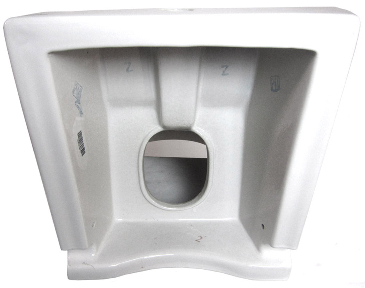 EAGO - White Ceramic Bathroom Bidet with Elongated Seat | JA1010