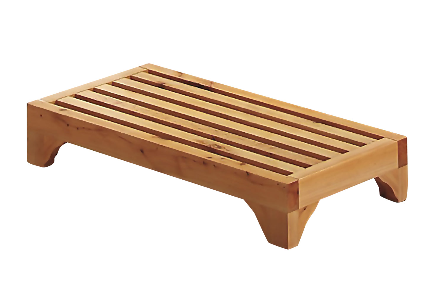 ALFI Brand - 4" Modern Wooden Stepping Stool  Multi-Purpose Accessory | AB4409