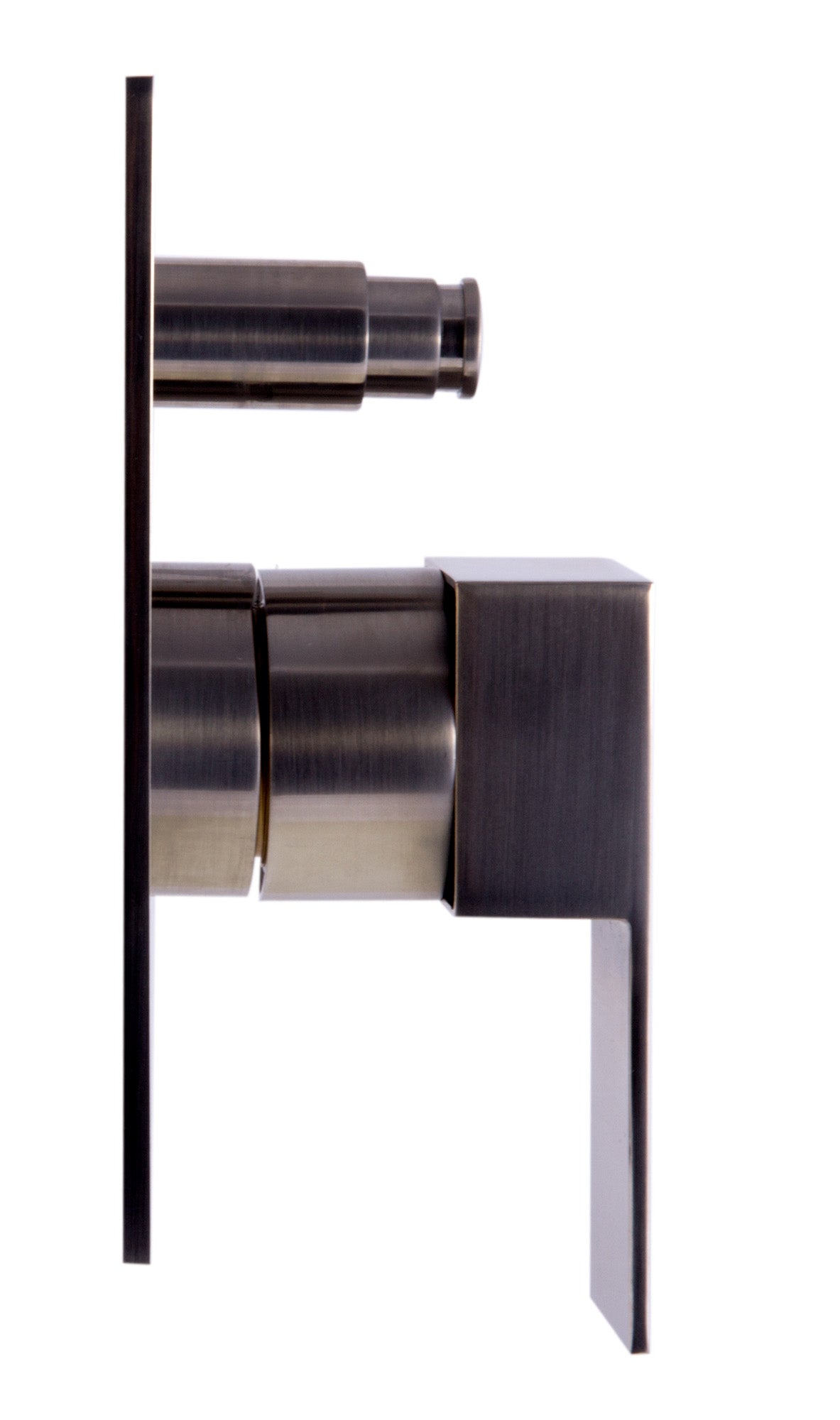 ALFI Brand - Brushed Nickel Modern Square Pressure Balanced Shower Mixer with Diverter | AB6801-BN