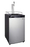 Kegco Beer Refrigeration 1 TAP 20" Wide Kombucha Tap Stainless Steel Kegerator