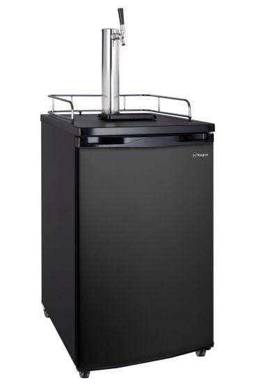 Kegco Beer Refrigeration 1 TAP 20" Wide Single Tap Black Kegerator