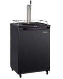 Kegco Beer Refrigeration 1 TAP 24" Wide Cold Brew Coffee Tap Black Commercial/Residential Kegerator
