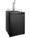 Kegco Beer Refrigeration 1 TAP 24" Wide Kombucha Tap Black Kegerator