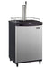 Kegco Beer Refrigeration 1 TAP 24" Wide Kombucha Tap Stainless Steel Commercial Kegerator