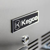 Kegco Beer Refrigeration 24" Wide Cold Brew Coffee Tap Black Commercial Built-In Right Hinge Kegerator