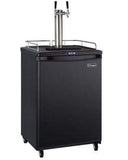 Kegco Beer Refrigeration 24" Wide Cold Brew Coffee Tap Black Commercial/Residential Kegerator
