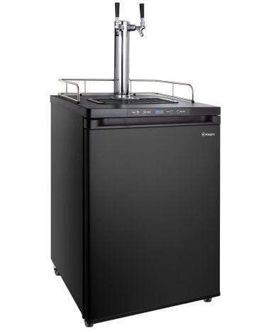 Kegco Beer Refrigeration 24" Wide Tap Black Digital Kegerator