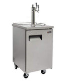 Kegco Beer Refrigeration 3 TAP 24" Wide Kombucha Tap All Stainless Steel Commercial Kegerator