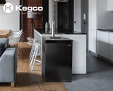 Kegco Beer Refrigeration KEGCO 20" WIDE HOMEBREW S TAP BLACK KEGERATOR
