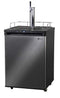 Kegco Beer Refrigeration Single Tap 24" Wide Homebrew Single Tap Black Stainless Steel Digital Kegerator