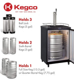 Kegco Beer Refrigeration Wide  Black Commercial/Residential Kegerator
