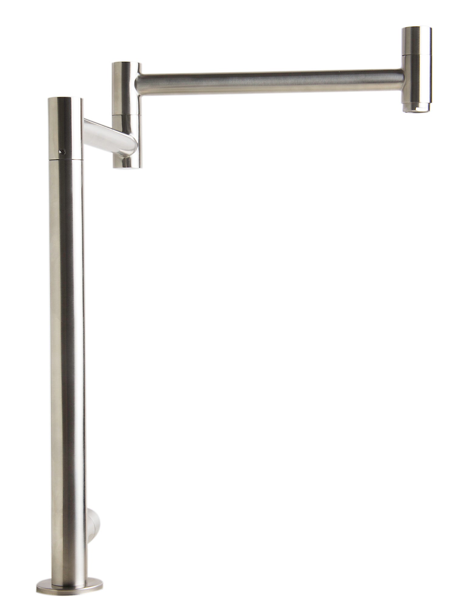 ALFI Brand - Brushed Stainless Steel Retractable Pot Filler Faucet | AB5018-BSS