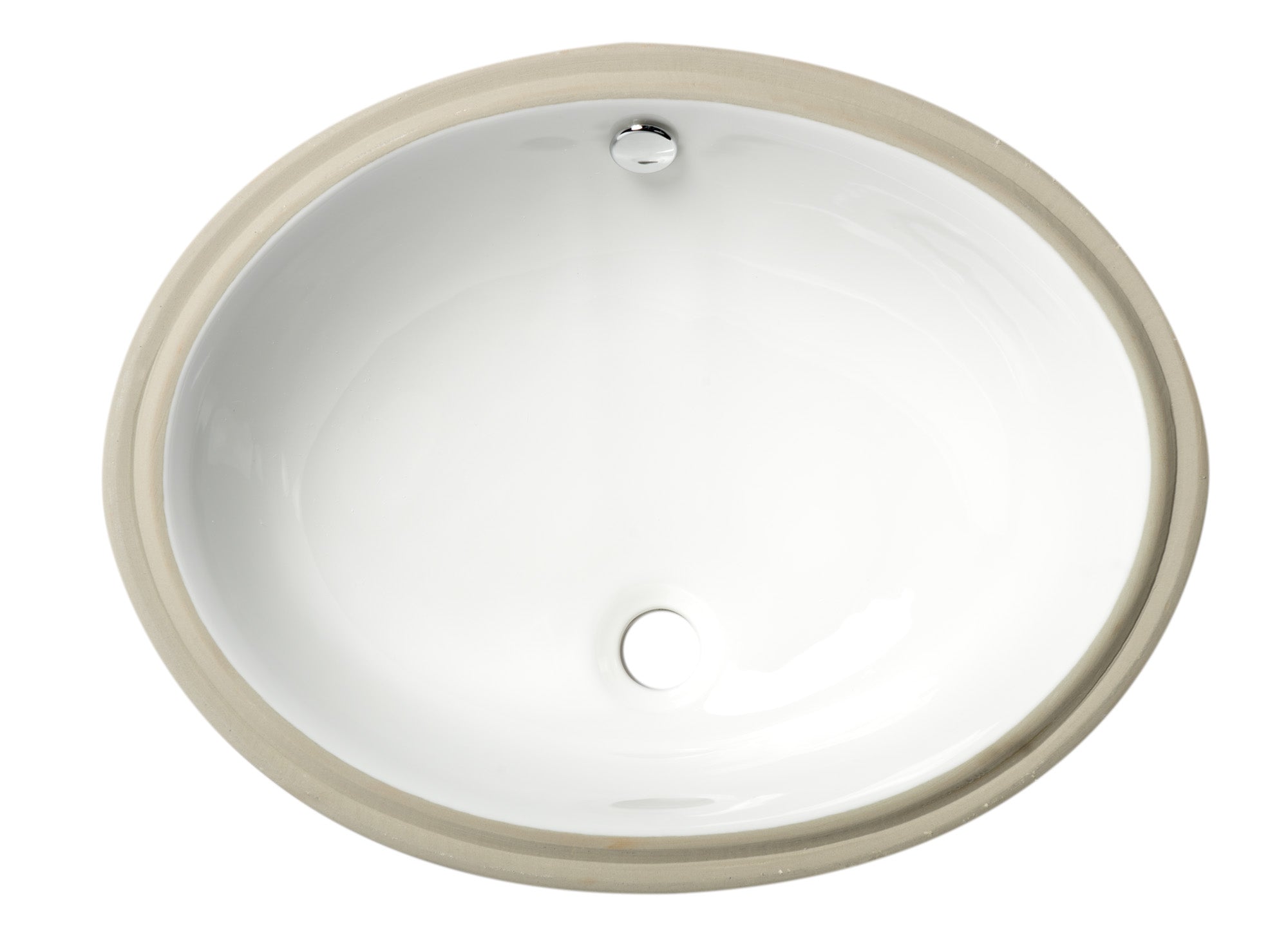 ALFI Brand - White 23" Oval Undermount Ceramic Sink | ABC602