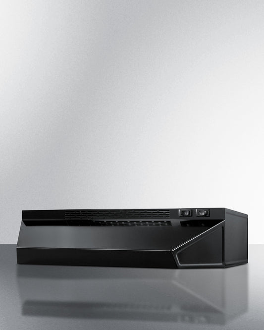 Summit - 20" Under Cabinet Ductless Range Hood | H1720B
