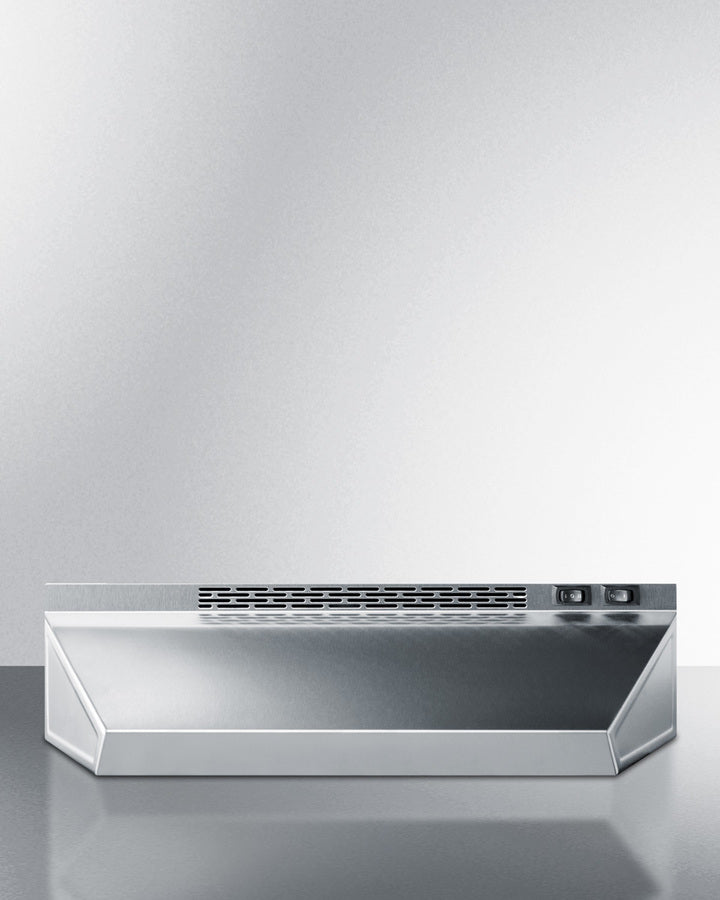 Summit - 20" Under Cabinet Convertible Range Hood with Plug | H1620PTCRDSS