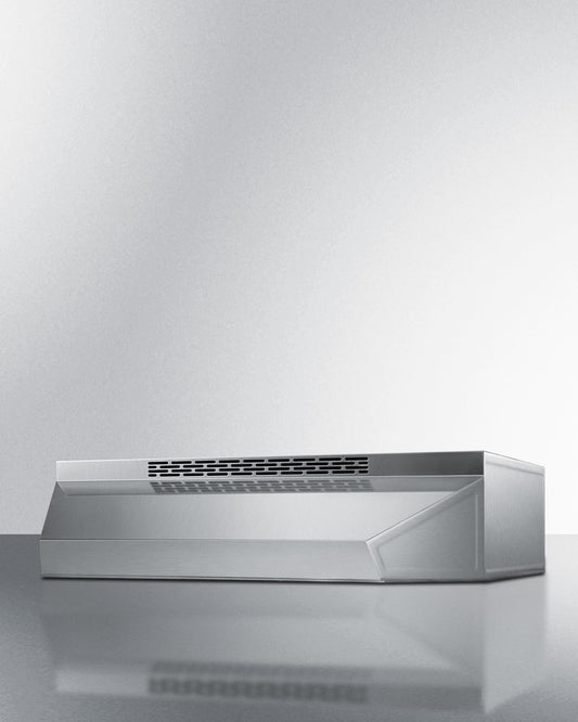 Summit - 18" Under Cabinet Convertible Range Hood, ADA Compliant | ADAH1618SS