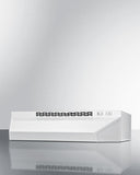 Summit - 24" Under Cabinet Ductless Range Hood and 24" Wide Electric Coil Top Range Bundle