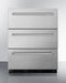 Summit - 24" Wide 3-Drawer All-Refrigerator | SP6DBSSTB7