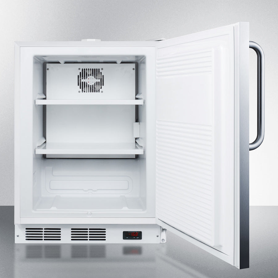 Accucold Summit - 24" Wide Built-In All-Freezer ADA Compliant - Stainless Steel Door | ACF48WCSSADA