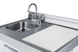 Summit - 54" Wide All-in-One Kitchenette with Gas Range