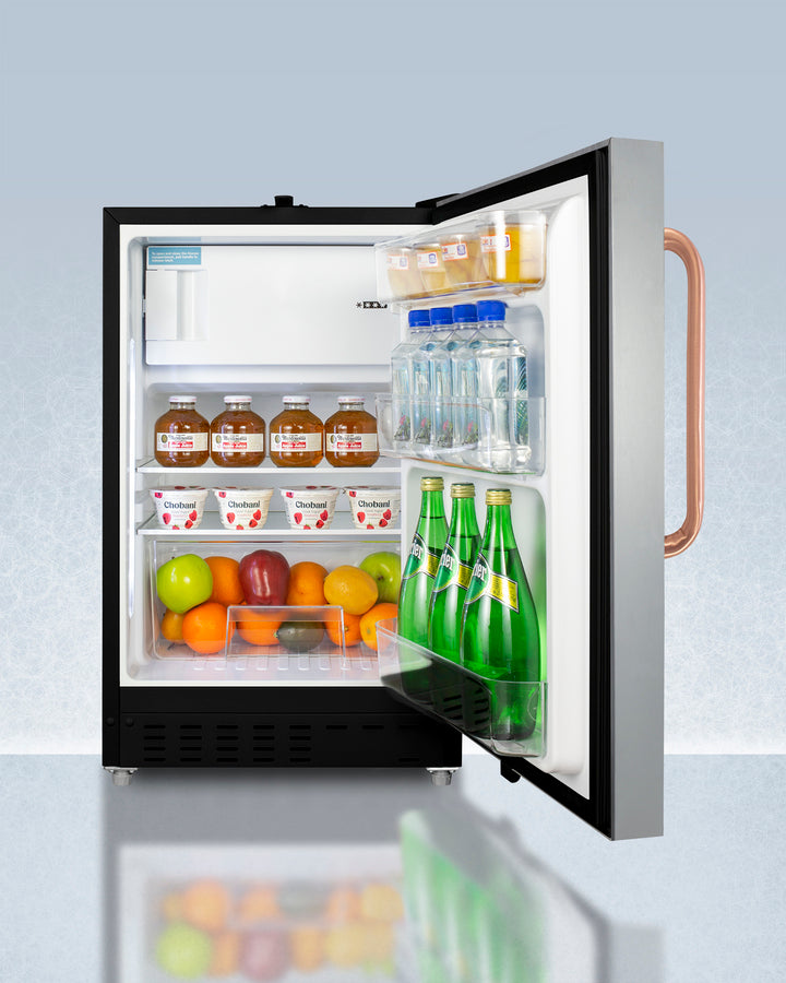 Summit - 20" Wide Built-in Refrigerator-Freezer, ADA Compliant | ADA302BRFZSSTBC