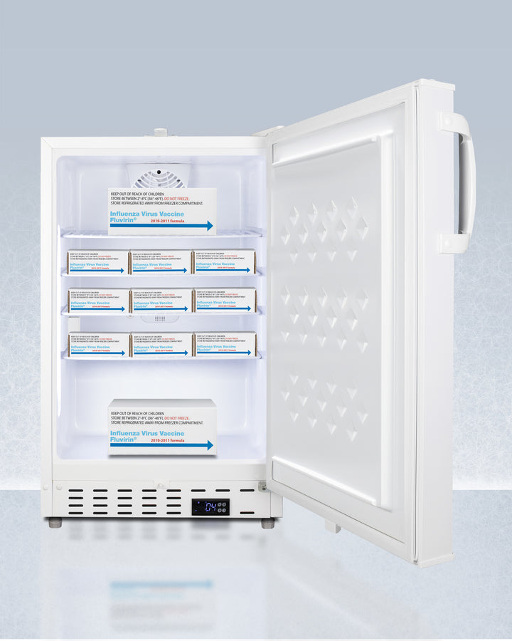 Accucold Summit - 20" Wide Built-in Healthcare All-refrigerator, ADA Compliant | ADA404REFCAL