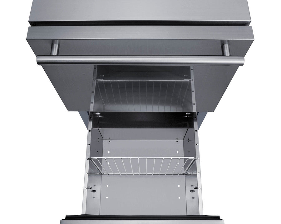 Summit - 18" Wide 2-Drawer All-Refrigerator, ADA Compliant | ADRD18