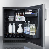 Summit - 24" Wide Built-In All-Refrigerator, ADA Compliant | AL54SSTB