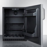 Summit - 24" Wide Built-In All-Refrigerator, ADA Compliant | AL54SSTB
