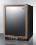 Summit -24" Wide Built-In Beverage Center With Wood Door Trim, ADA Compliant | AL57GWP1